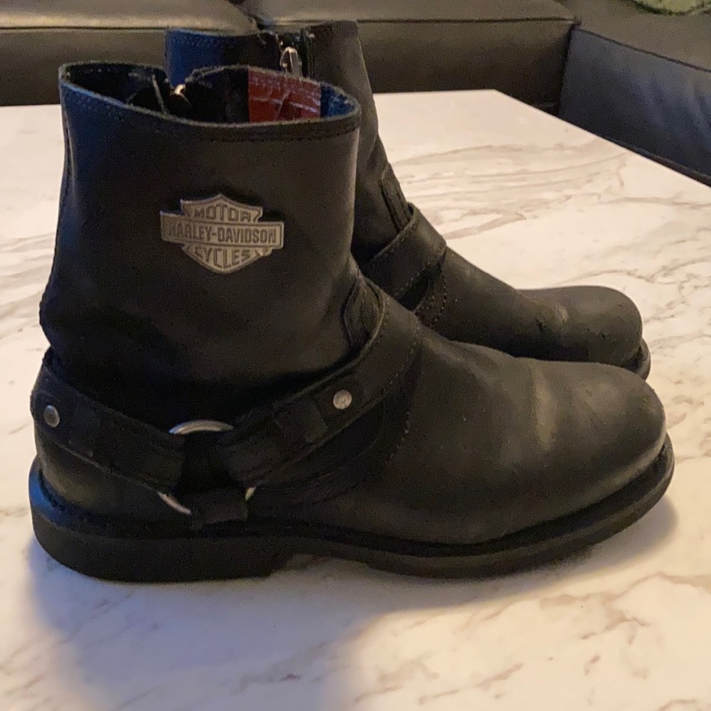 Harley Davidson motorcycle boots